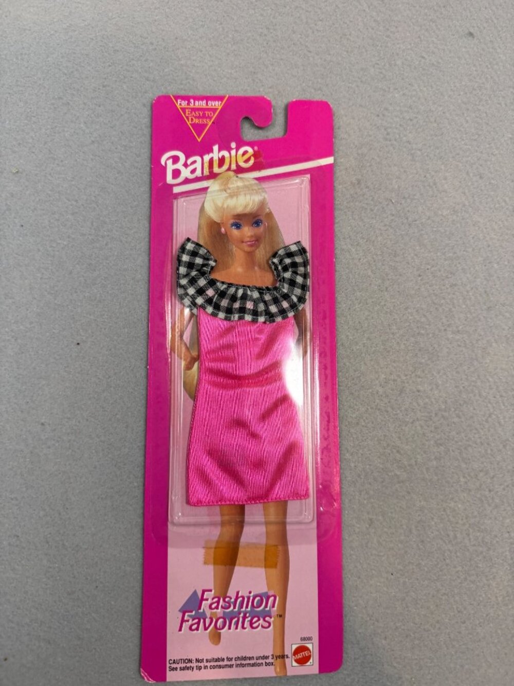 Barbie Fashion Favorites Easy to Dress Pink Dress Doll Outfit 1993 Mattel NWB